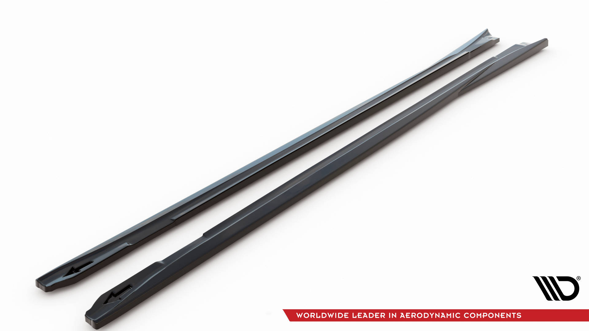 Street+ Seitenschweller Leisten V.1 passend für Porsche Panamera / Panamera Diesel / Panamera Turbo 970 schwarz Hochglanz