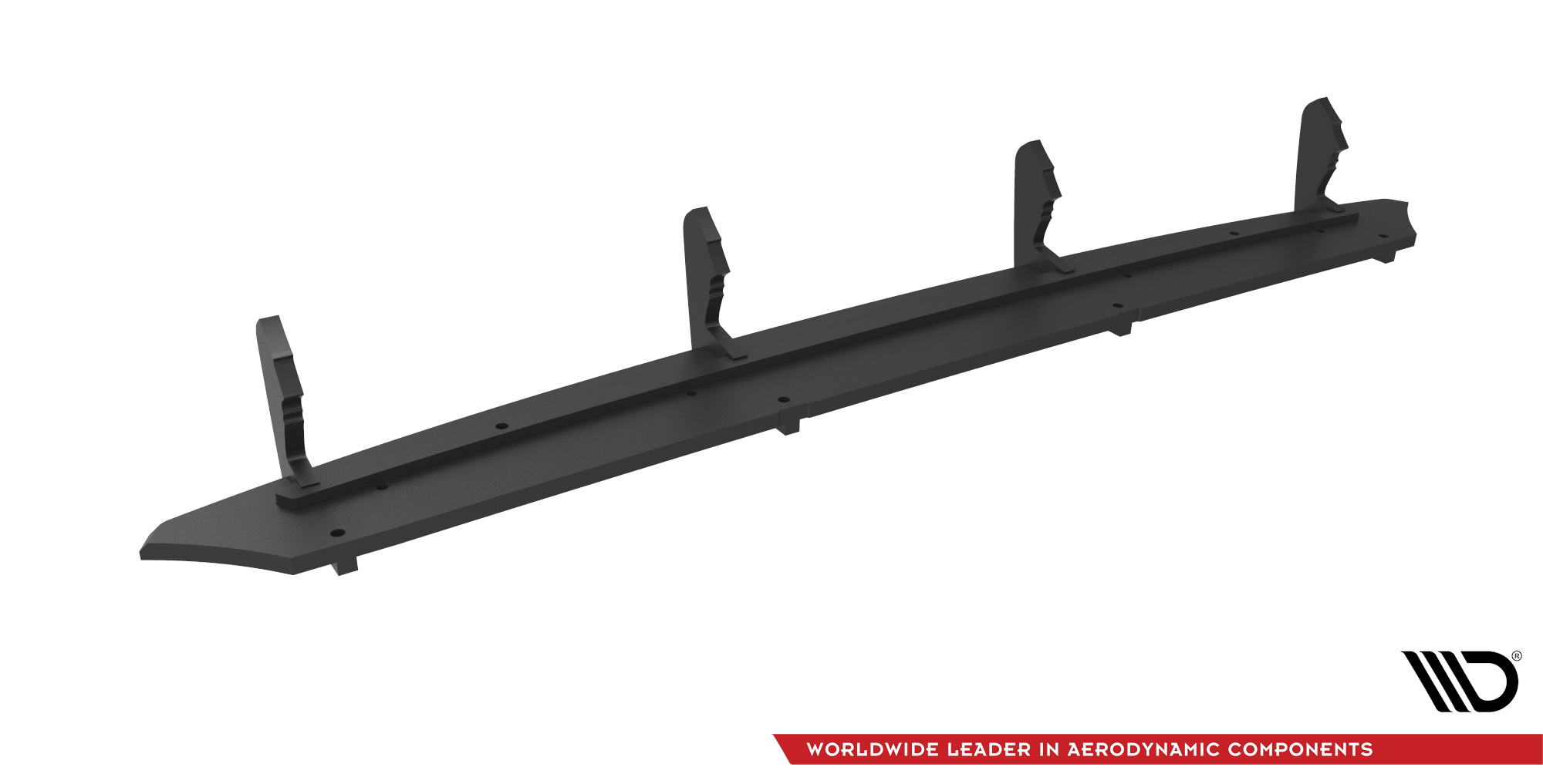 Street Pro Heckschürze Heck Ansatz Diffusor passend für Audi A6 C8 schwarz-rot
