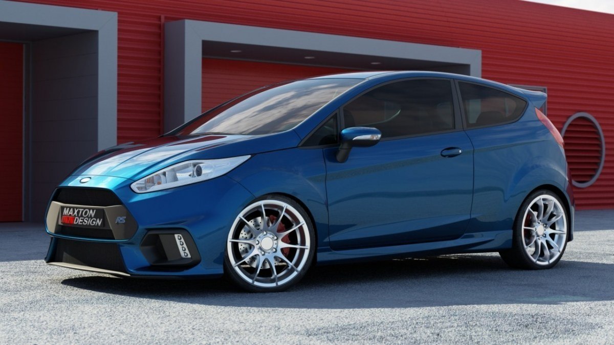 Frontstoßstange passend für FORD FIESTA MK7 NACHFL FOCUS RS 2015 LOOK mit LED