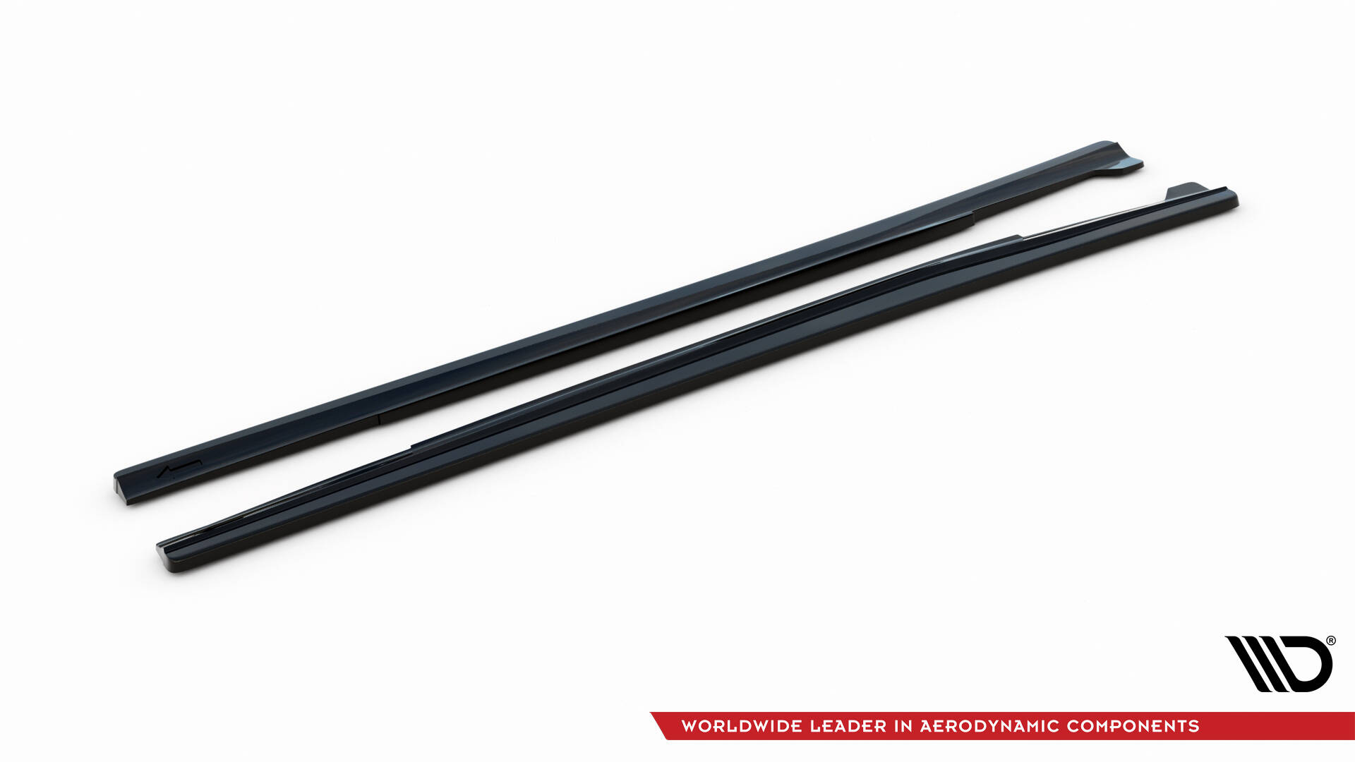 Seitenschweller Ansatz für Mercedes A W176/ CLA 117 AMG/ CLA 117 AMG LINE Facelift schwarz Hochglanz