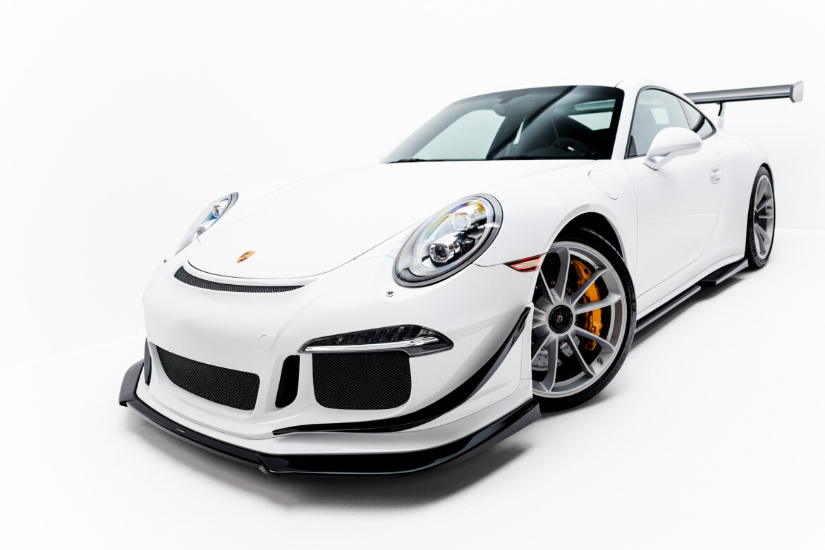 Frontlippe passend für Porsche 911 GT3 991 schwarz Hochglanz