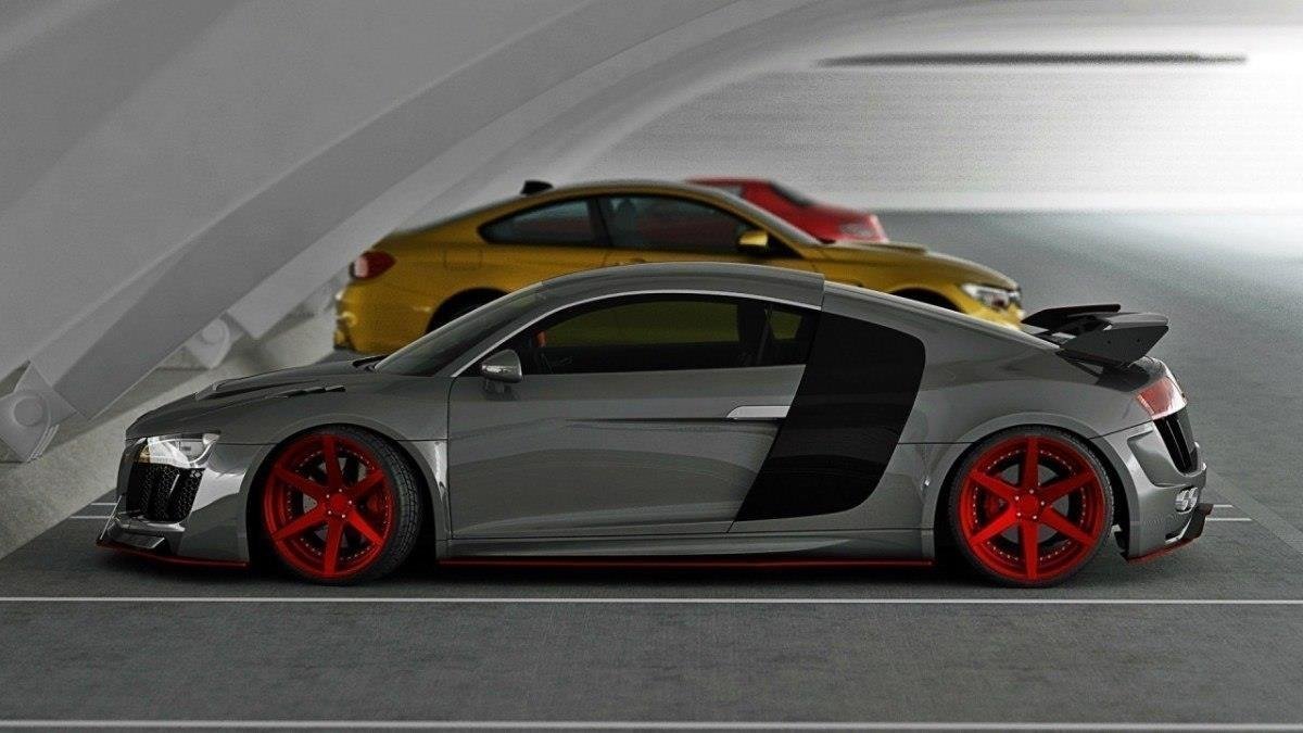 Heckspoiler Heckflügel passend für Audi R8 Mk.1