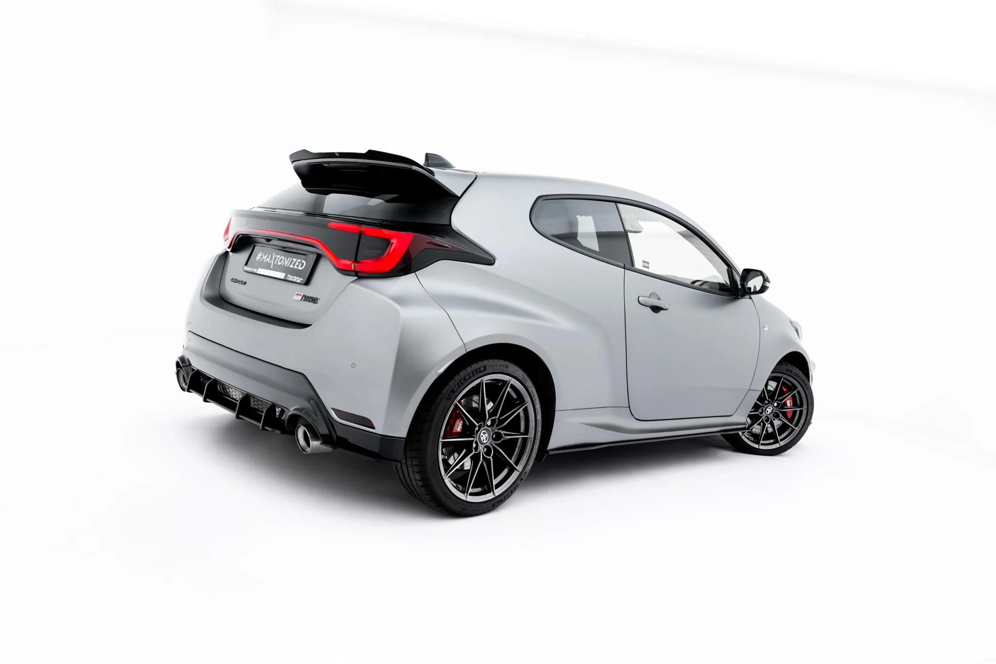Seitenschweller Ansatz Paar passend für Toyota GR Yaris Mk4 Facelift roter Kern