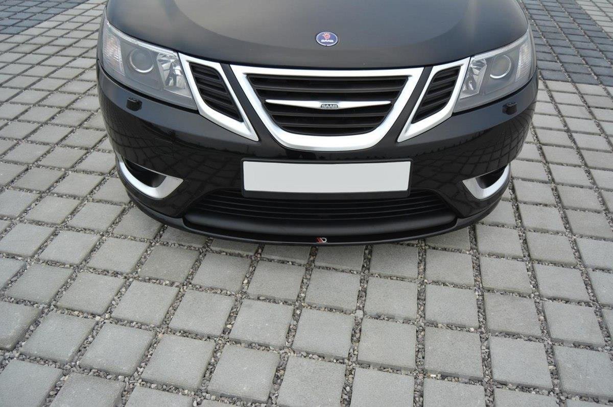 Frontlippe passend für Saab 9-3 Aero Mk2 FL schwarz Hochglanz