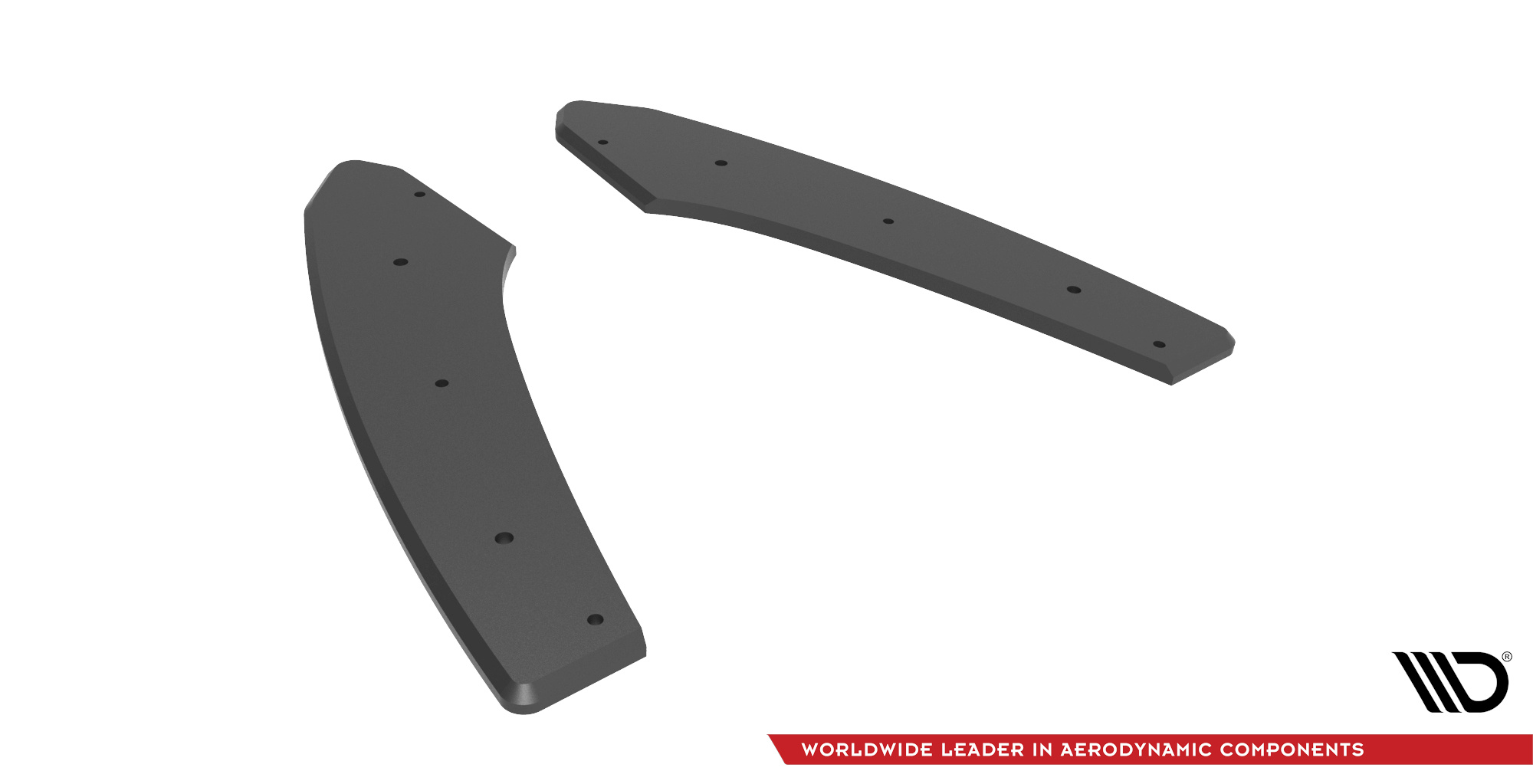 Street Pro Heck Ansatz Diffusor + Flaps passend für Audi S3 Limousine 8Y rot
