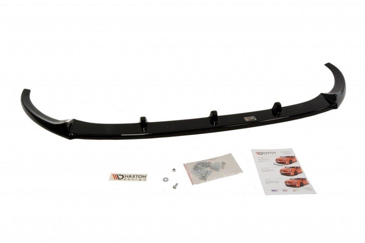 Street+ Spoilerlippe Front Ansatz passend für Opel Corsa E OPC/VXR NÜRBURG schwarz Hochglanz