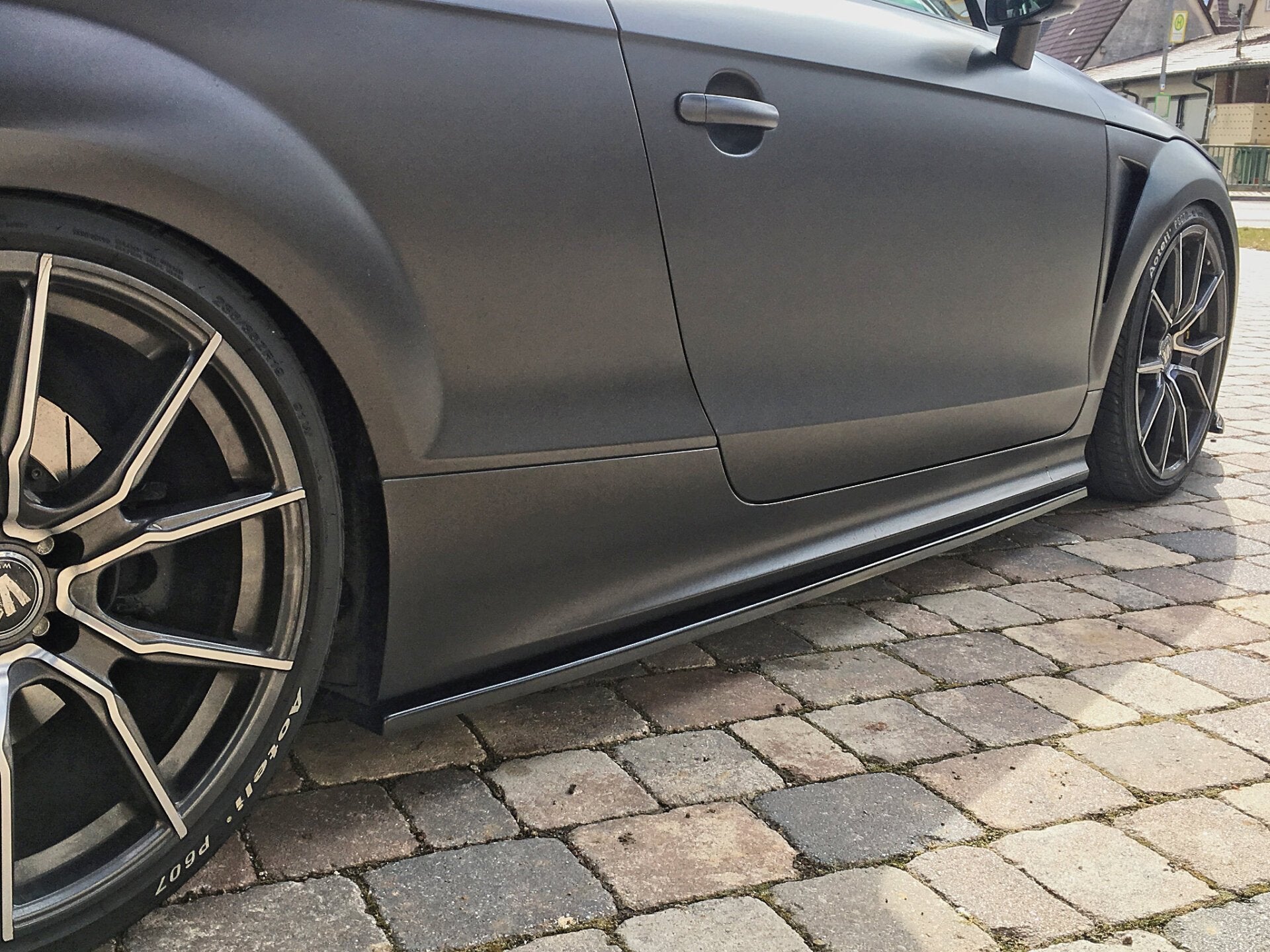 Bodykit für Audi TT RS 8J Bj.2009-2014 Schwarz Matt