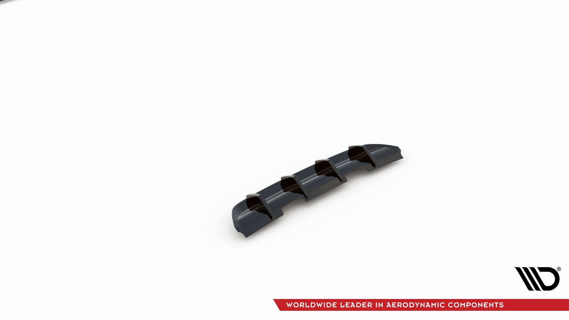 Street+ Heck Ansatz Diffusor passend für Ford Escape Mk3 schwarz Hochglanz