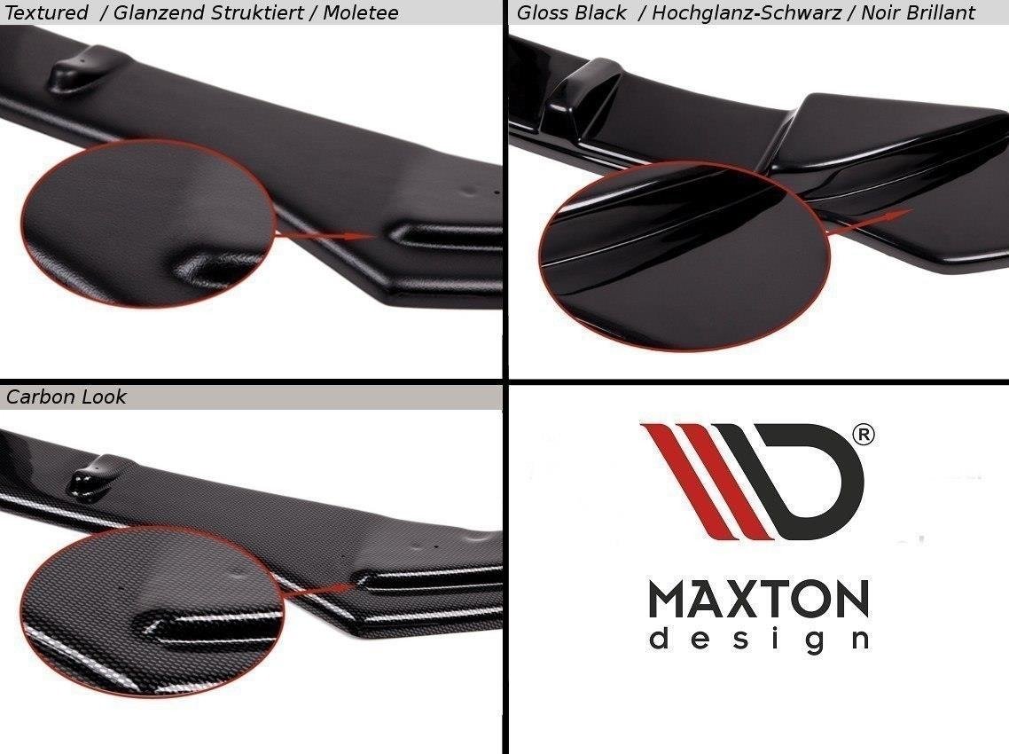Frontlippe passend für Aston Martin V8 VANTAGE schwarz Hochglanz
