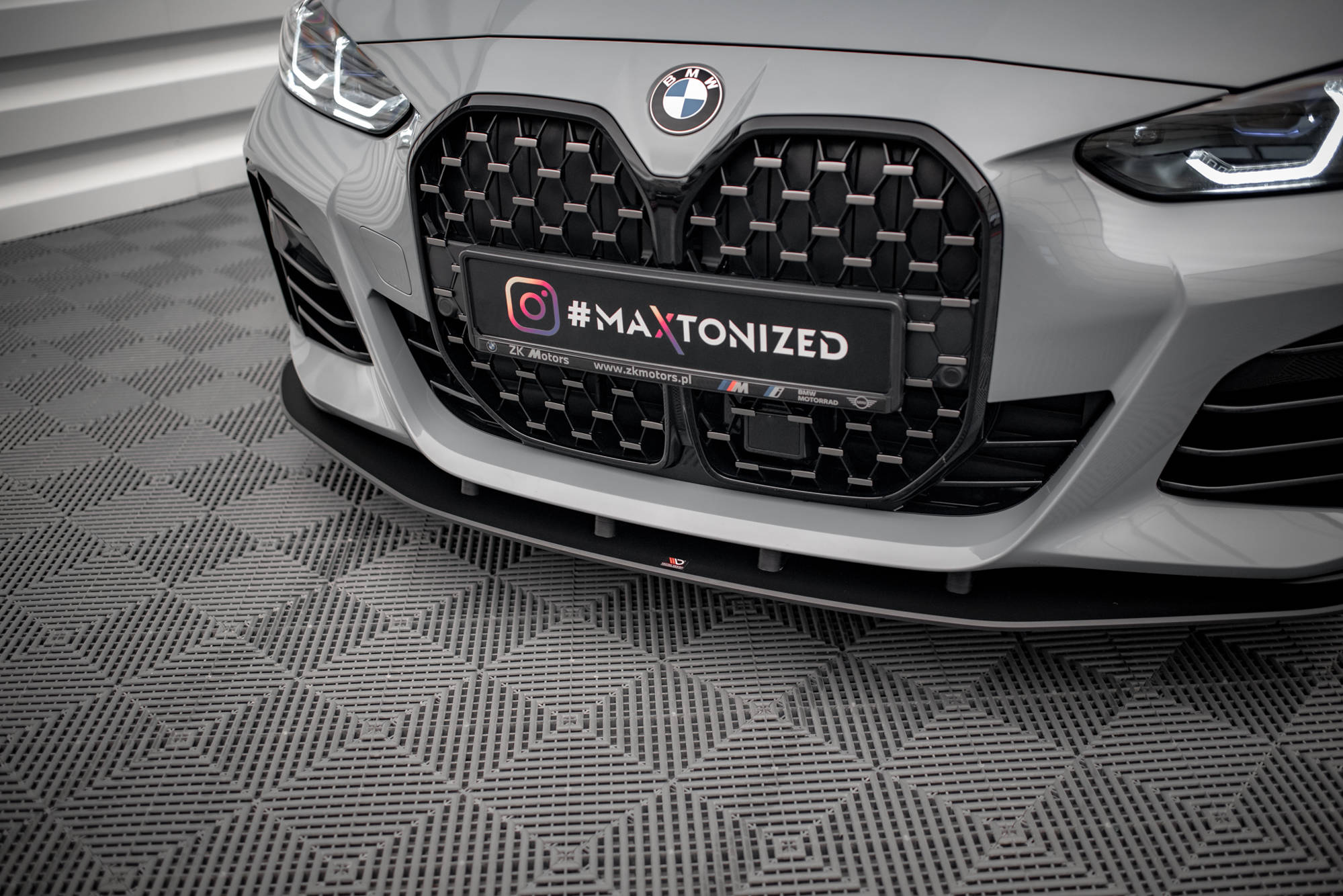 Street Pro Spoilerlippe Front Ansatz passend für BMW 4er Gran Coupe M-Paket G26