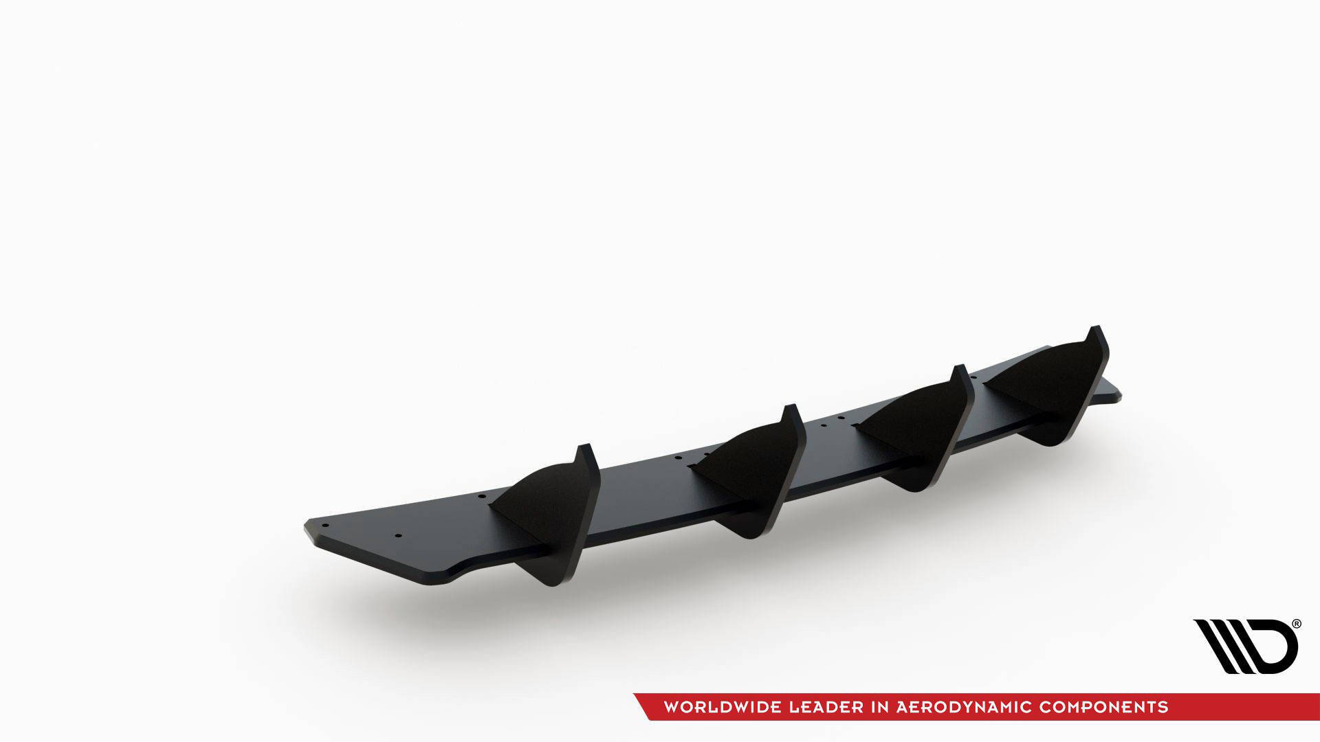 Street Pro Heckschürze Heck Ansatz Diffusor V.2 passend für VW Golf GTI Mk6 schwarz-rot