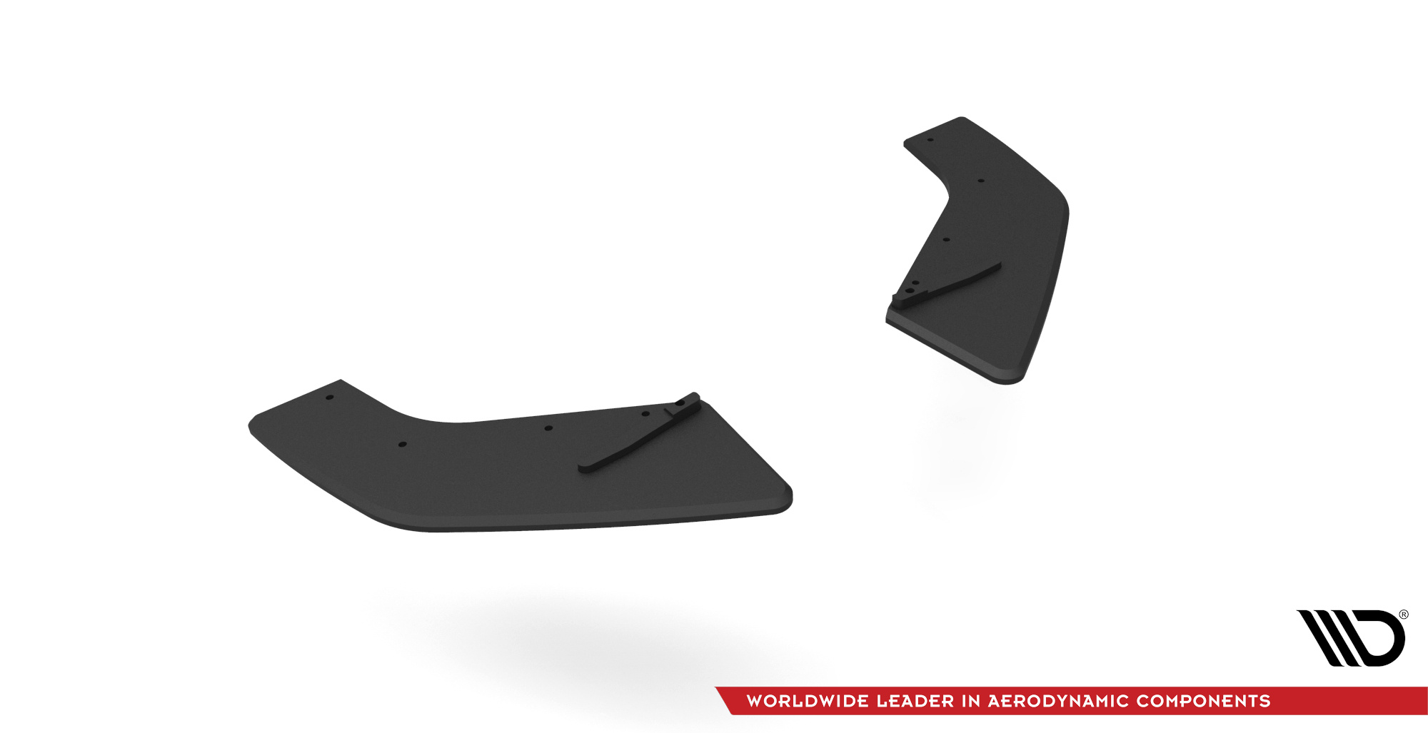 Street Pro Heck Ansatz Flaps passend für Hyundai I30 N Hatchback Mk3 FL rot