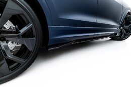 Carbon Seitenschweller Ansatz Paar passend für Audi RSQ8 Mk1 Facelift