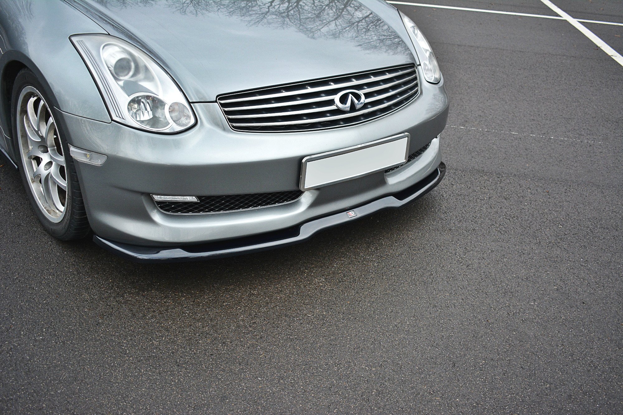 Frontlippe V.1 passend für INFINITI G35 Coupe schwarz matt