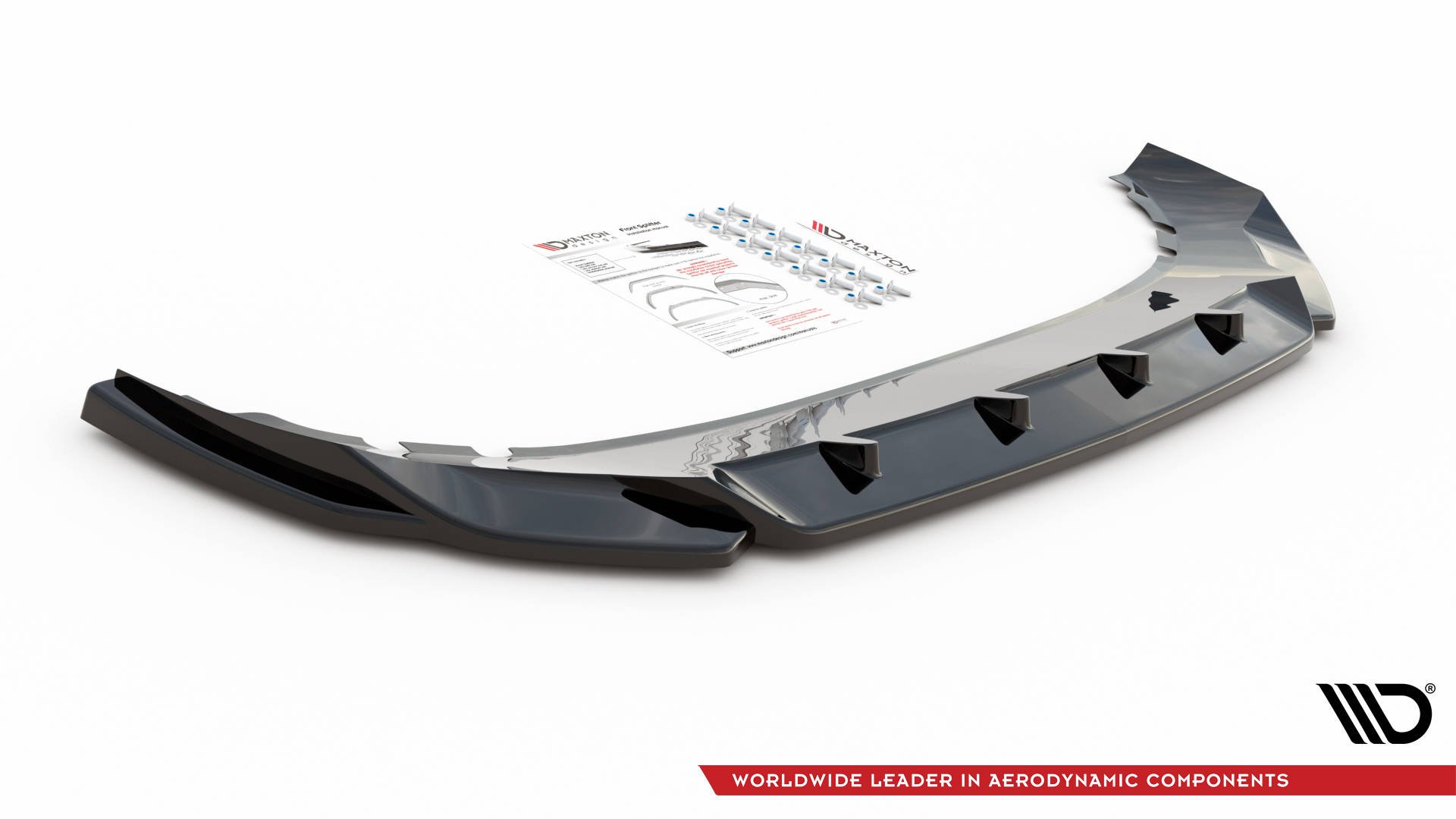 Frontlippe V.2 passend für CUPRA Ateca Mk1 schwarz Hochglanz