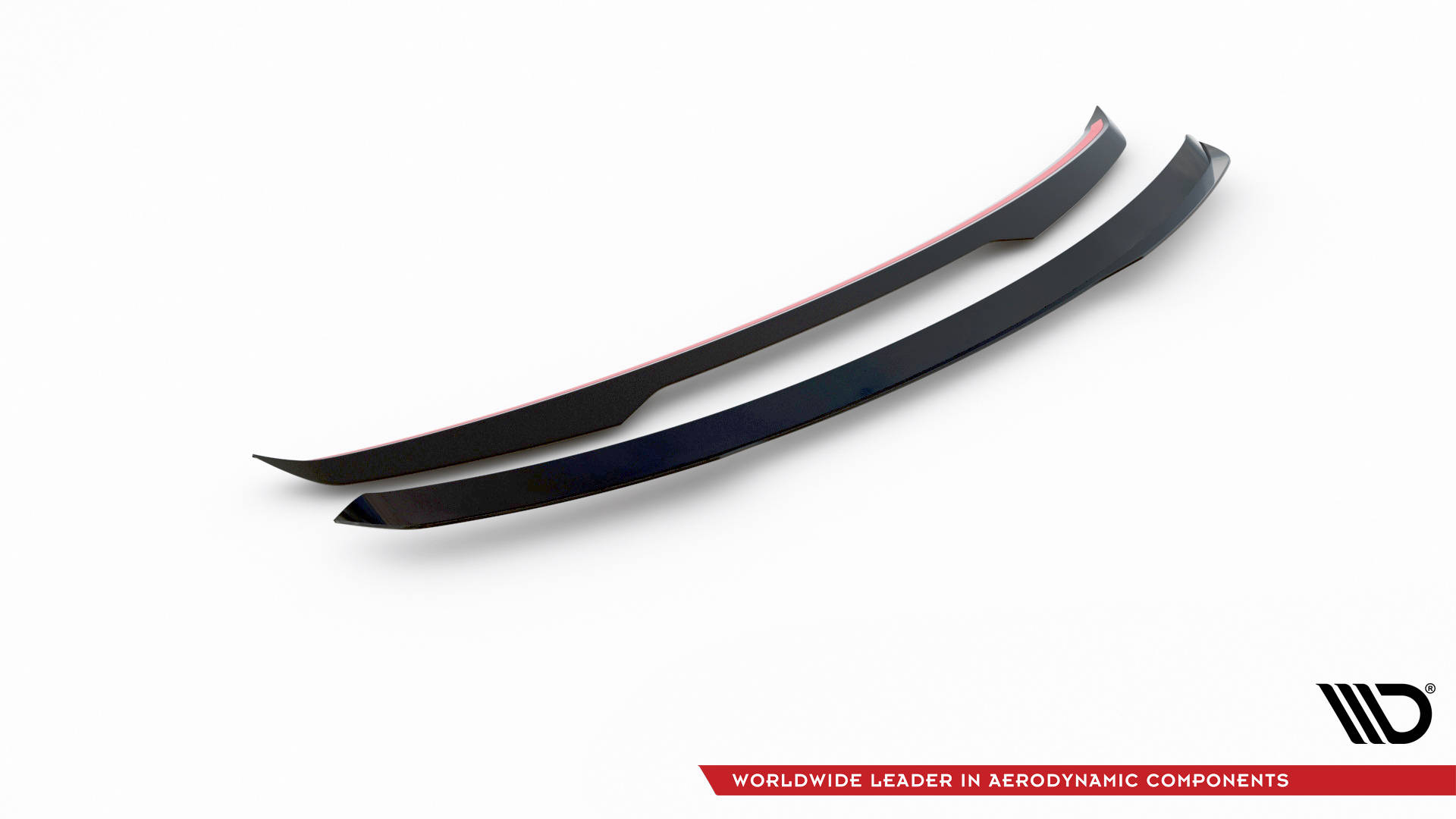 Oberer Spoiler Heck Spoiler Aufsatz Abrisskante passend für Audi e-tron schwarz Hochglanz