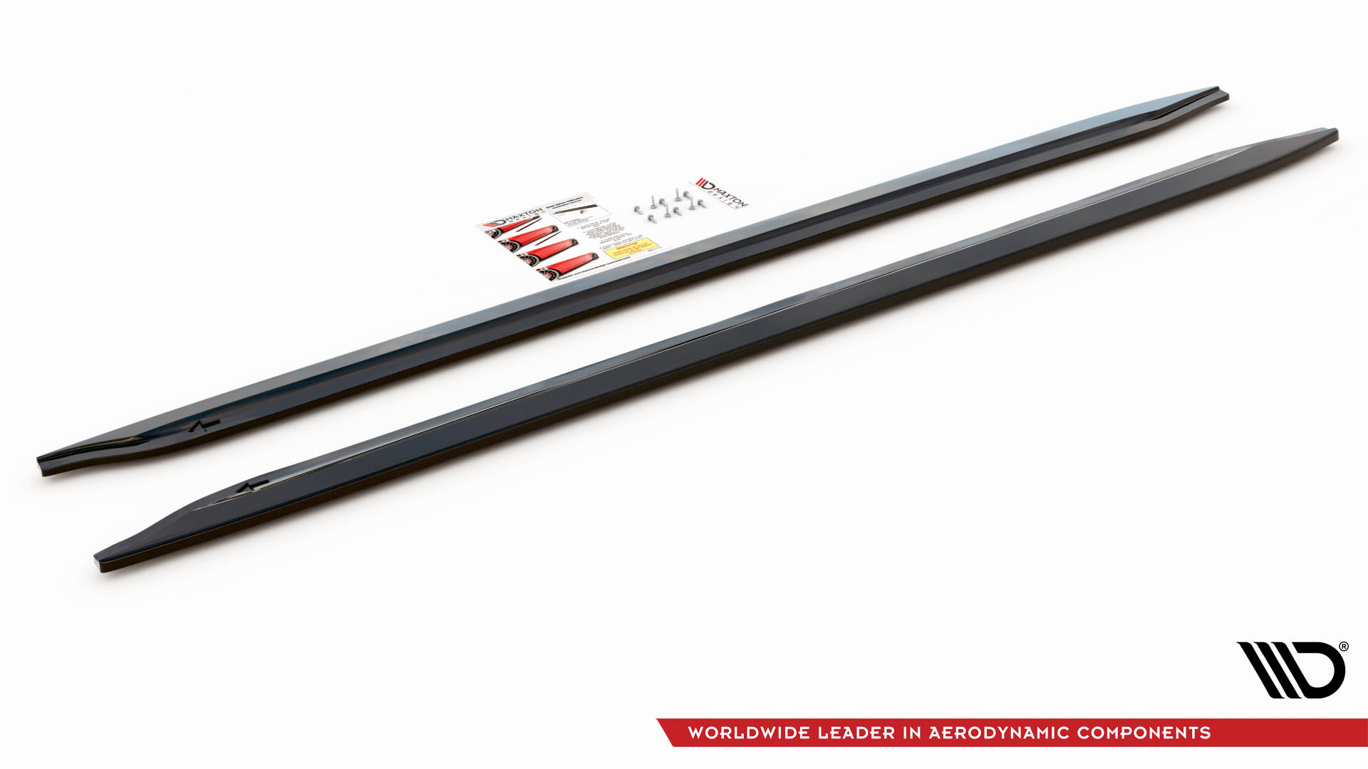 Street+ Seitenschweller Leisten V.1 passend für BMW M3 Limousine / Touring G80 / G81 schwarz Hochglanz