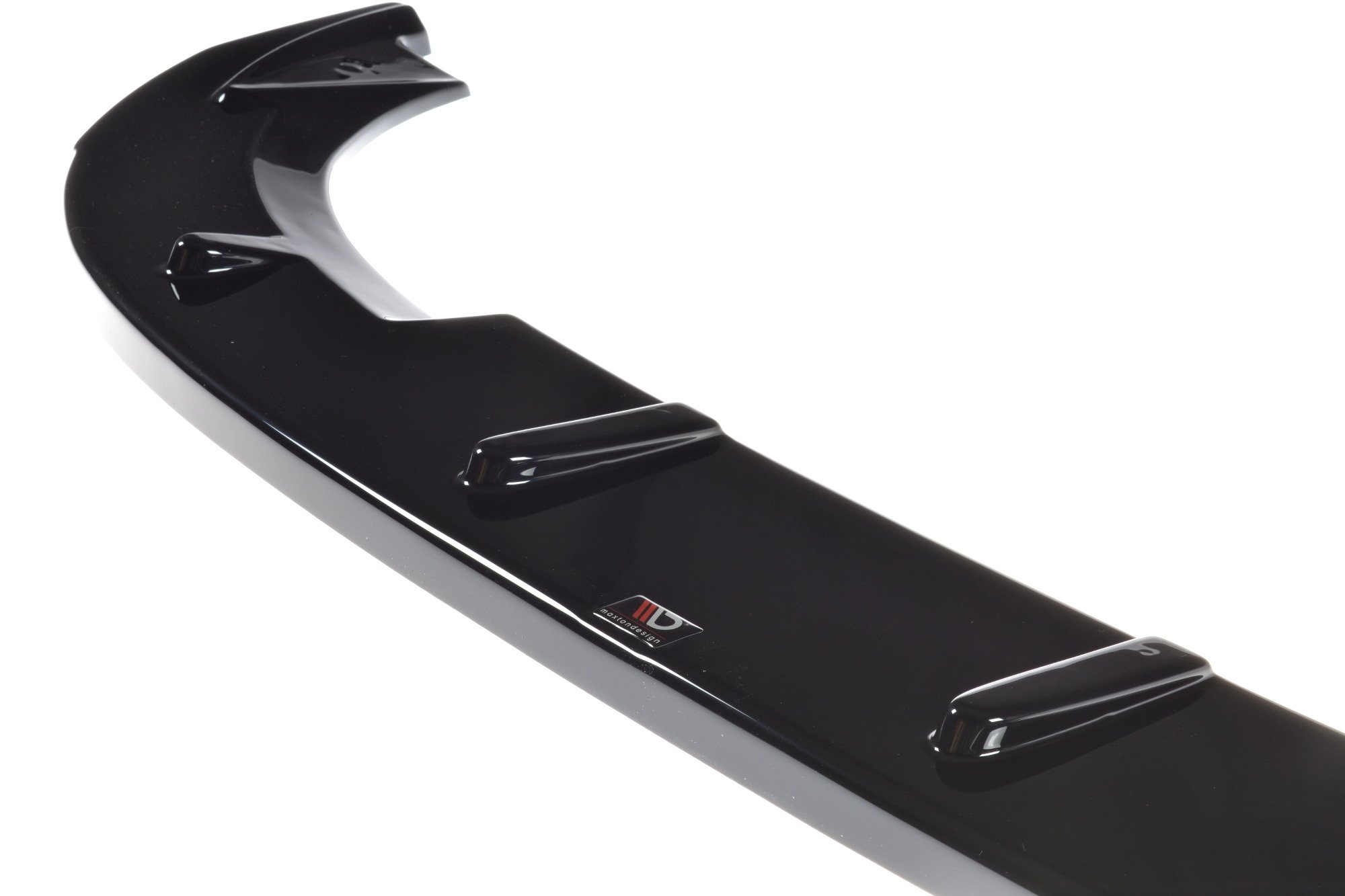 Frontlippe V.2 passend für ABARTH 500 Mk1 schwarz Hochglanz