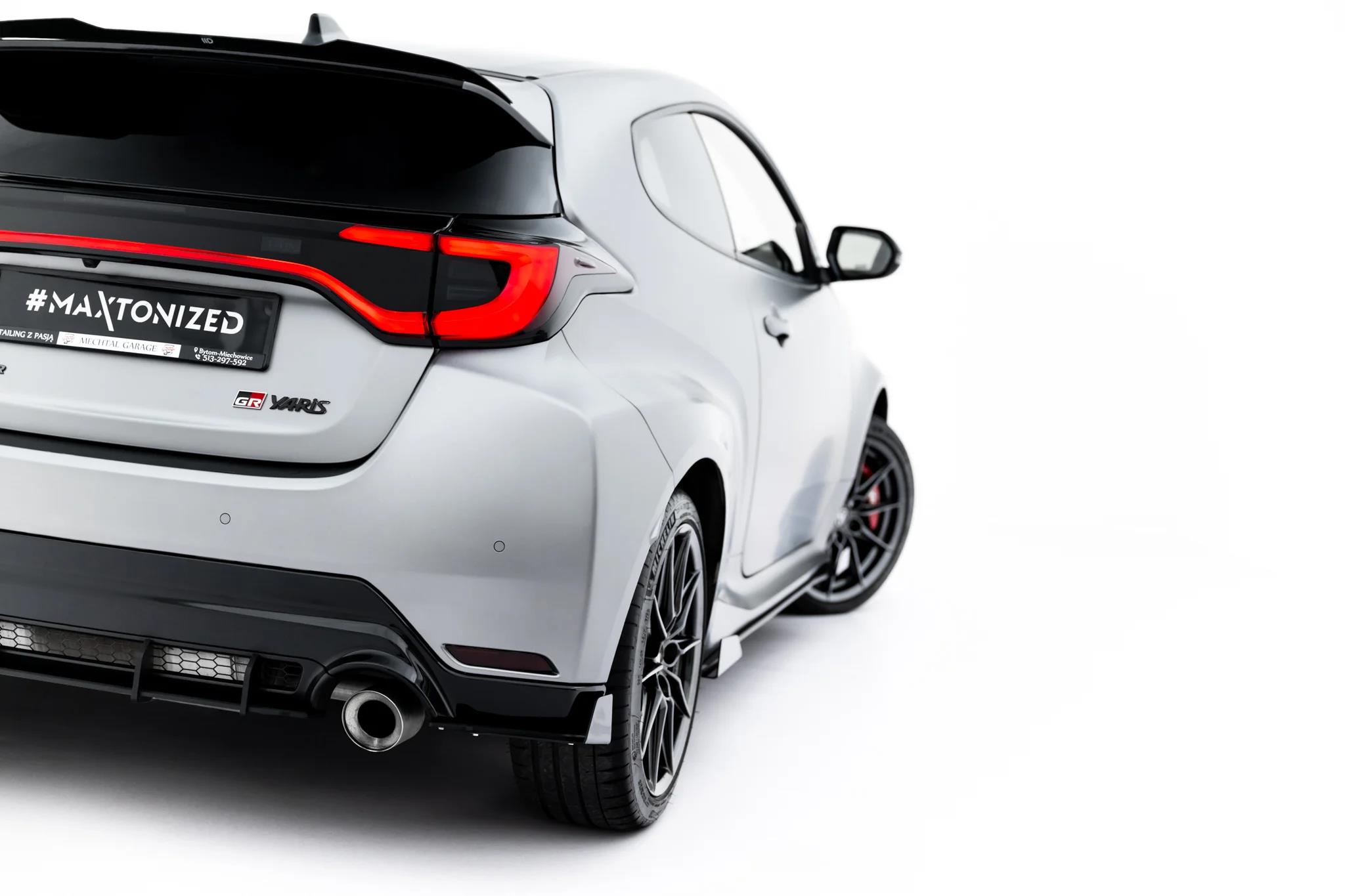 Diffusor Flaps passend für Toyota GR Yaris Mk4 Facelift schwarz Hochglanz