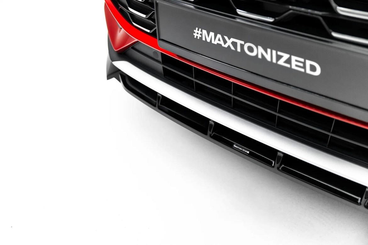 Frontlippe passend für MG ZS Mk2 schwarz Hochglanz