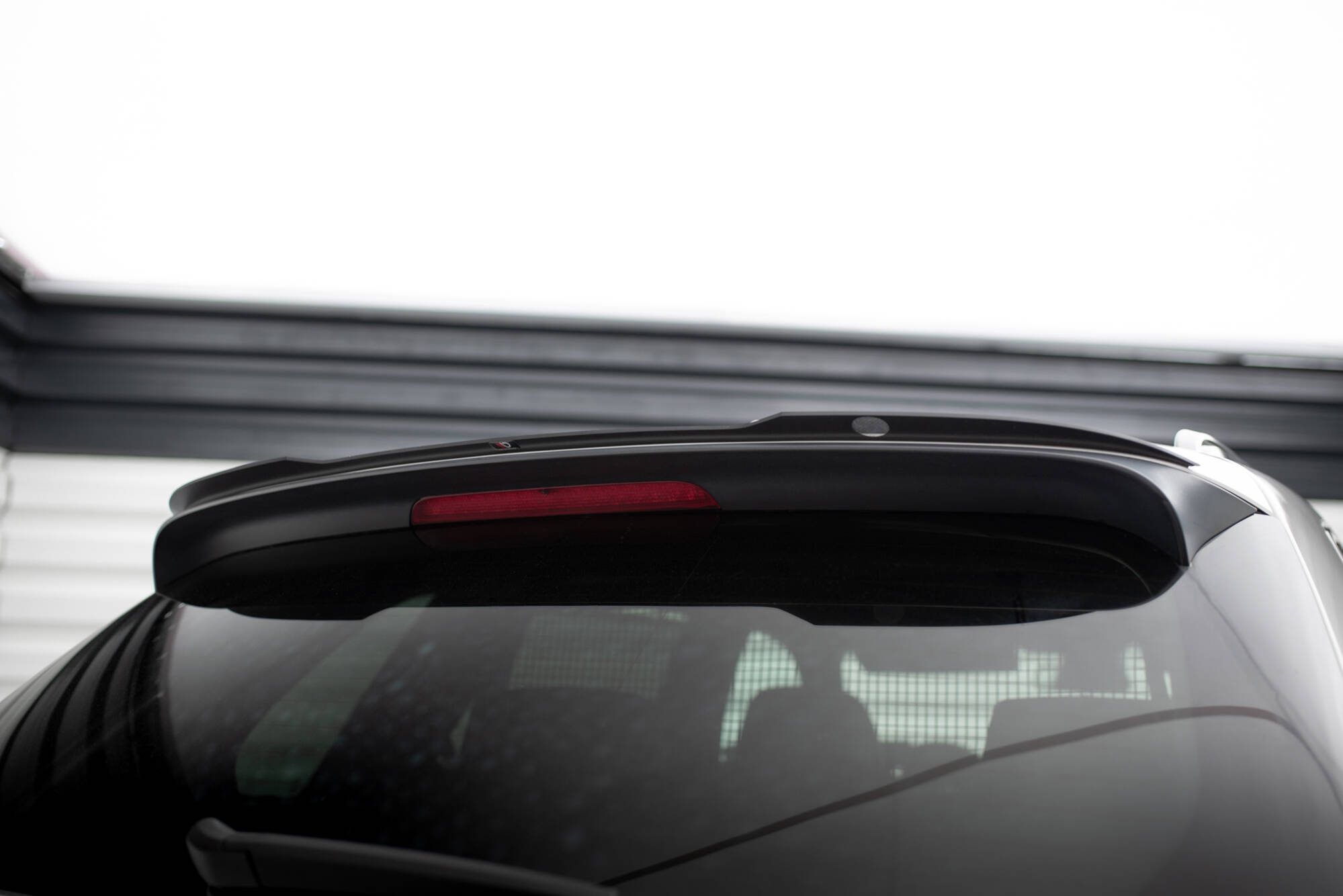 Spoiler CAP für BMW X5 E70 Facelift M Paket schwarz Hochglanz
