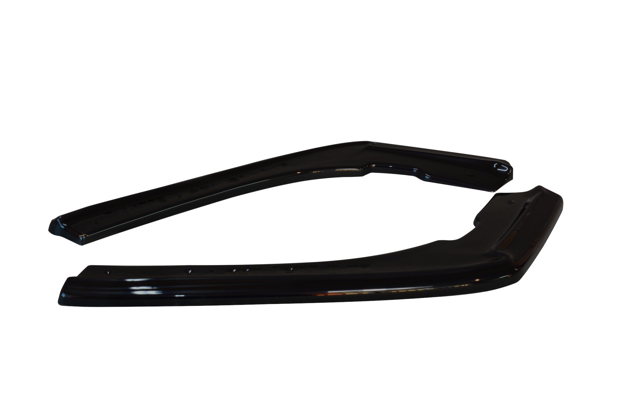 Heck Ansatz Flaps Diffusor für BMW 3er M-Paket Limousine / Touring F30 / F30 Facelift / F31 / F31 Facelift schwarz Hochglanz