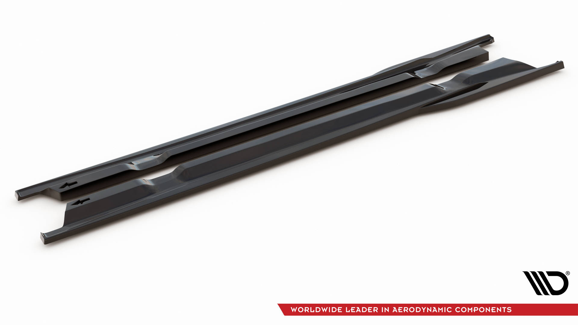 Street+ Seitenschweller Leisten passend für Nissan GTR R35 FL schwarz Hochglanz