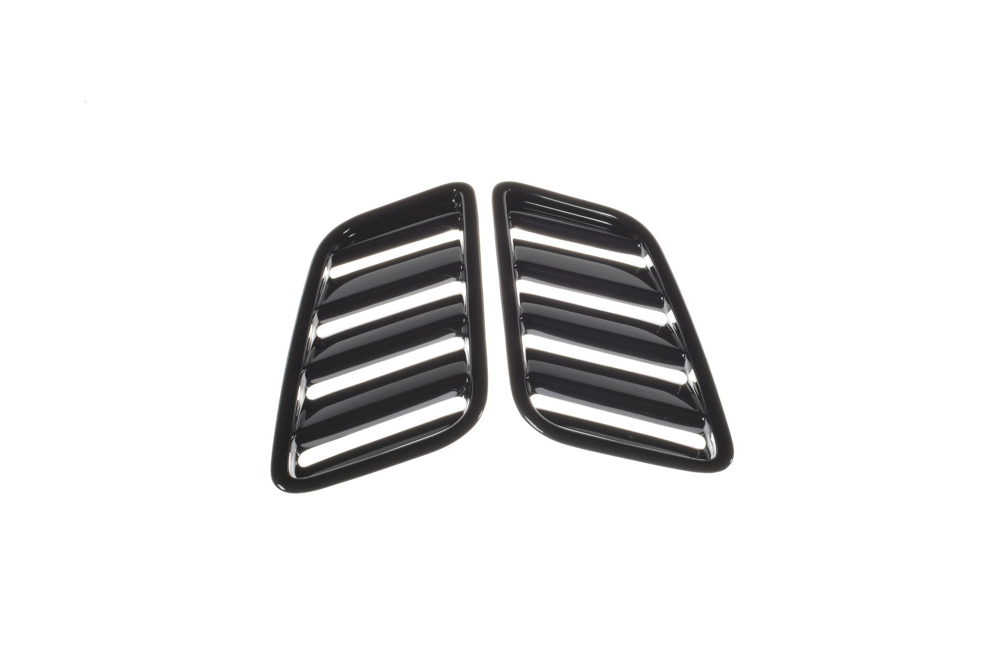 Motorhauben Luftschlitze Ford Focus ST-Line / ST Mk4 Groß schwarz Hochglanz