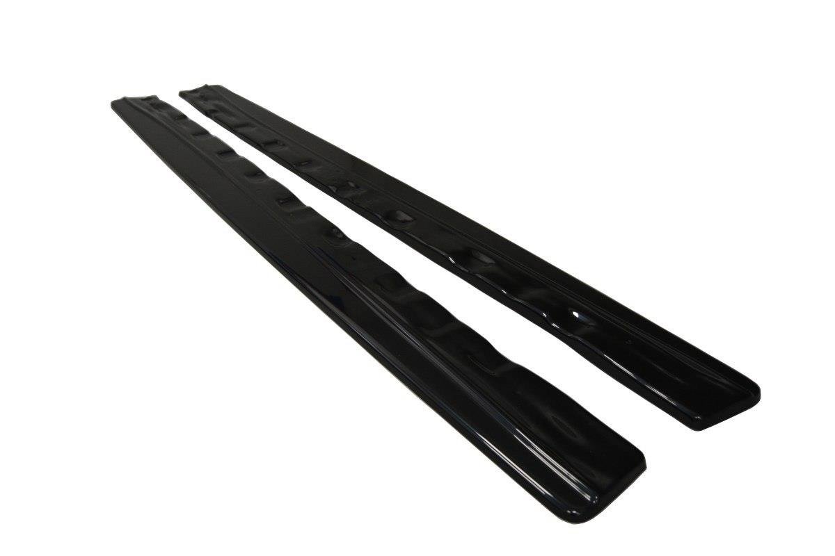 Seitenschweller Ansatz für Honda Civic Mk9 Facelift schwarz matt