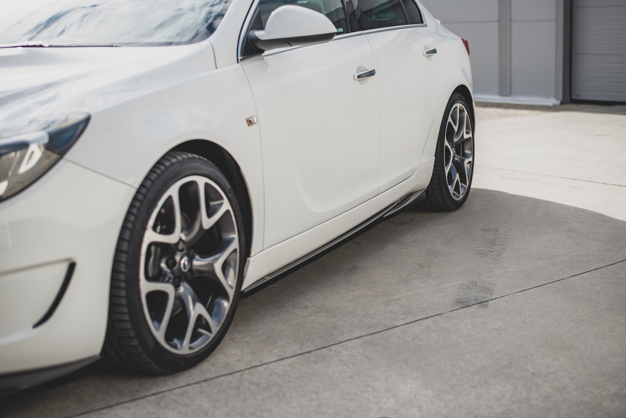 Street+ Seitenschweller Leisten passend für Opel Insignia Mk. 1 OPC schwarz Hochglanz