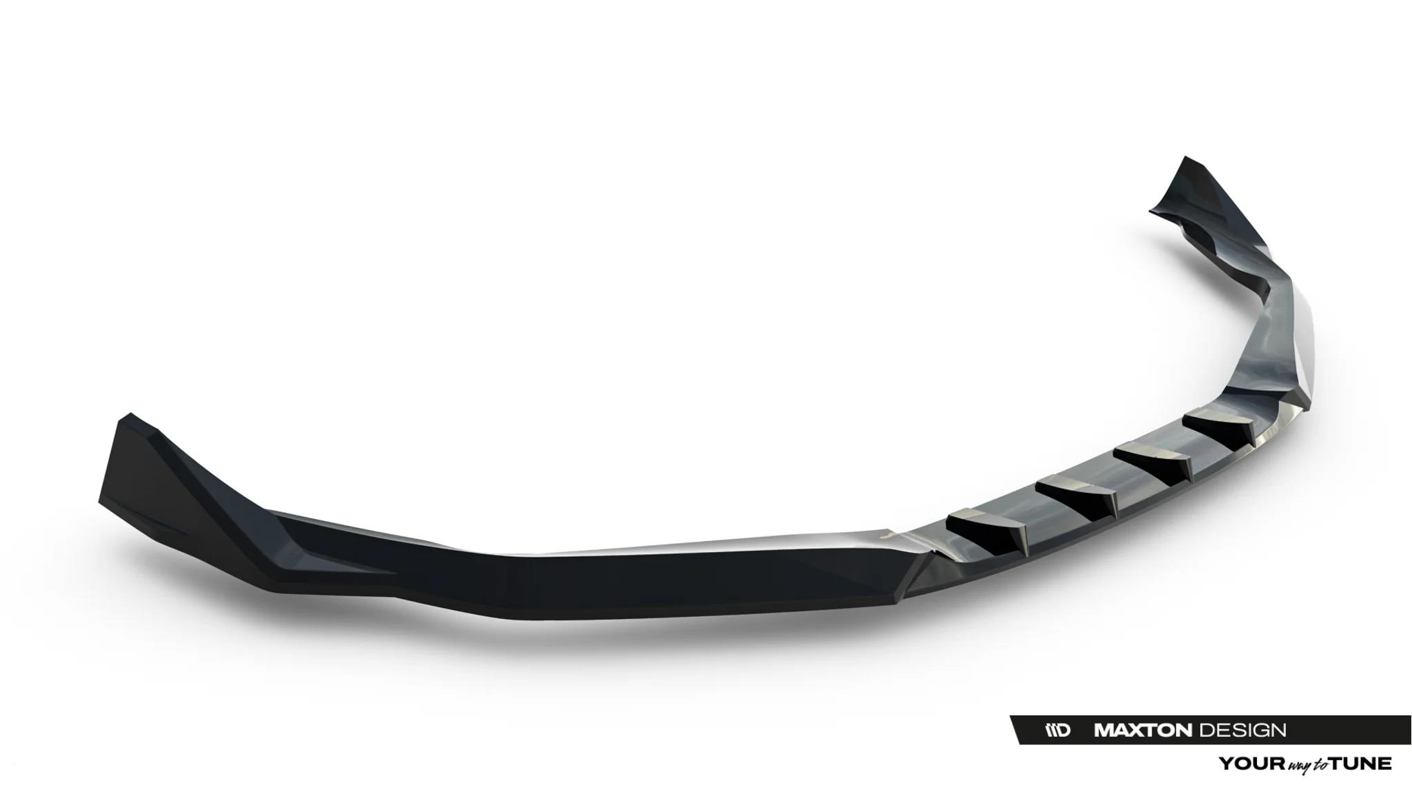 Frontlippe V.4 passend für BMW M5 F90 Facelift schwarz Hochglanz