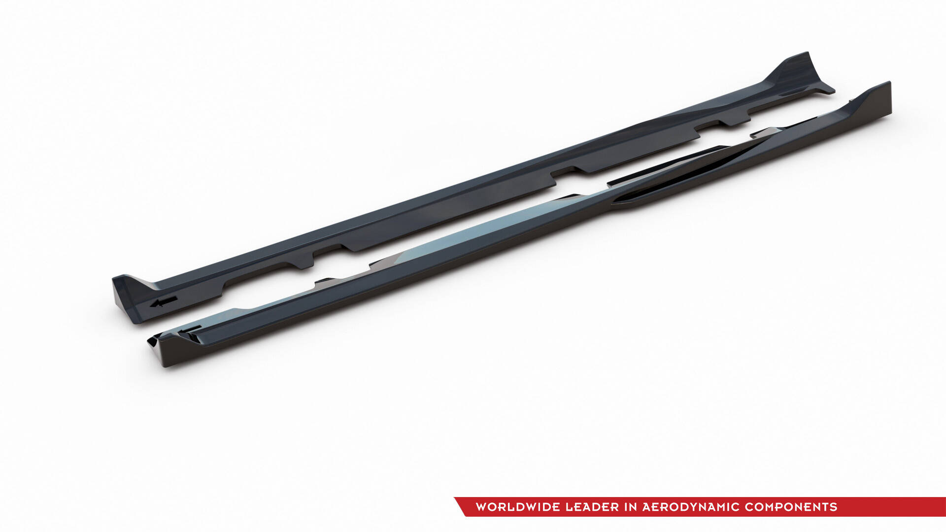 Seitenschweller Ansatz für V.4 Ford Fiesta Mk8 ST / ST-Line schwarz Hochglanz