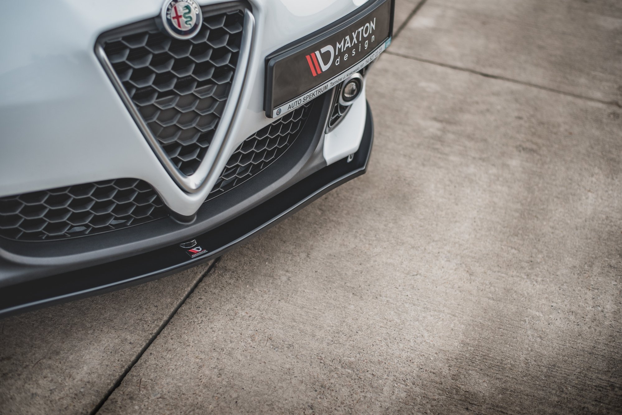 Street+ Spoilerlippe Front Ansatz V.2 passend für Alfa Romeo Giulietta schwarz Hochglanz