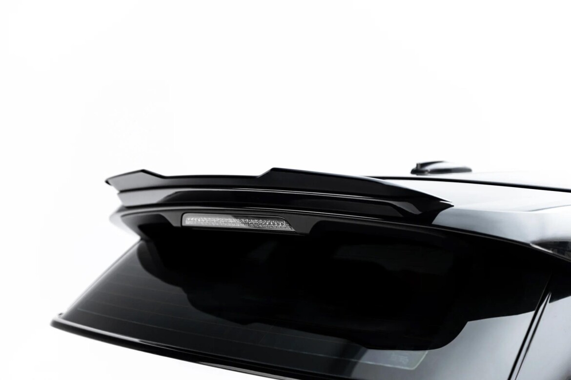 Heckspoiler Lippe passend passend für Land Rover Range Rover Evoque Mk1 schwarz Hochglanz