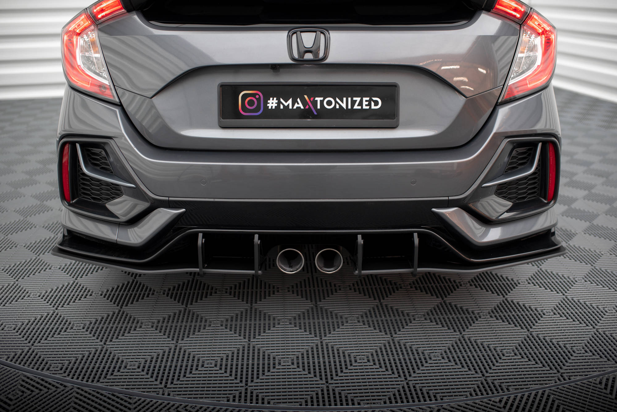 Street Pro Heck Ansatz Flaps V.1 passend für Honda Civic Sport Mk 10 FL