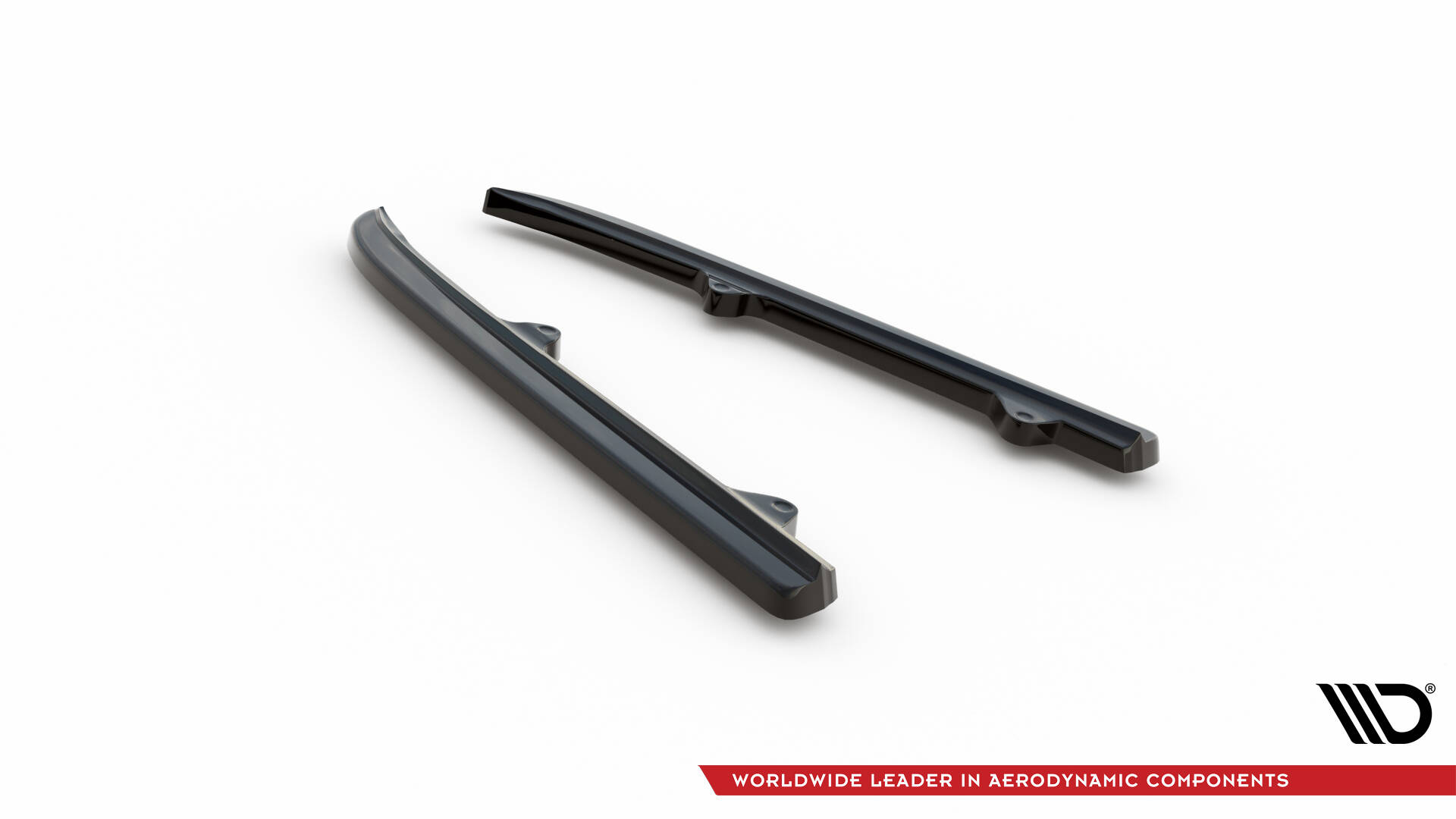 Heck Ansatz Flaps Diffusor für Mercedes-Benz CLS C218 schwarz Hochglanz