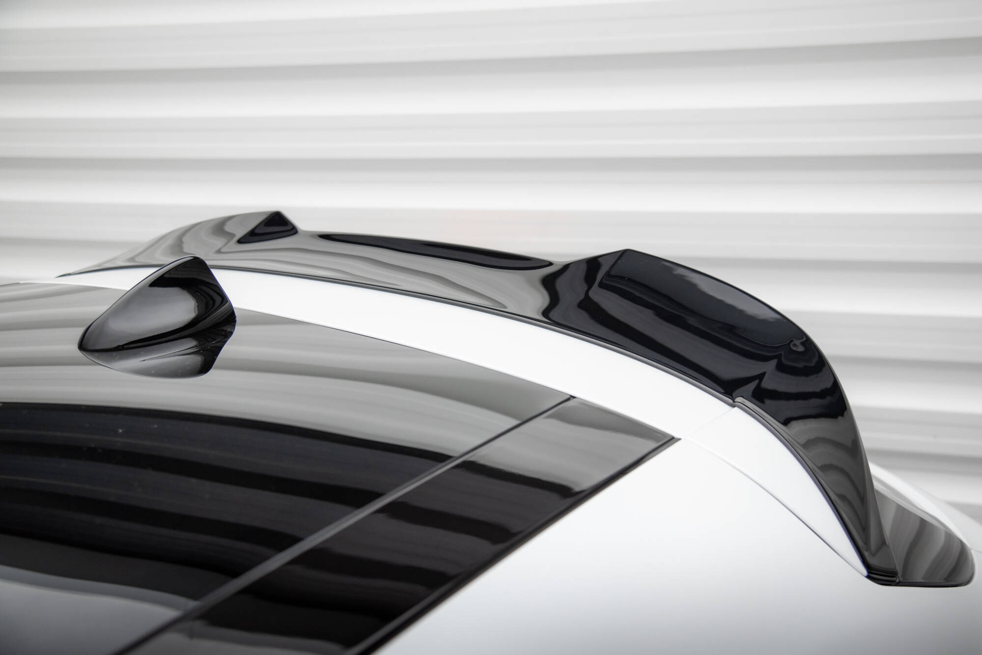 Heckspoiler 3D passend für Maserati Grecale GT / Modena Mk1 schwarz Hochglanz
