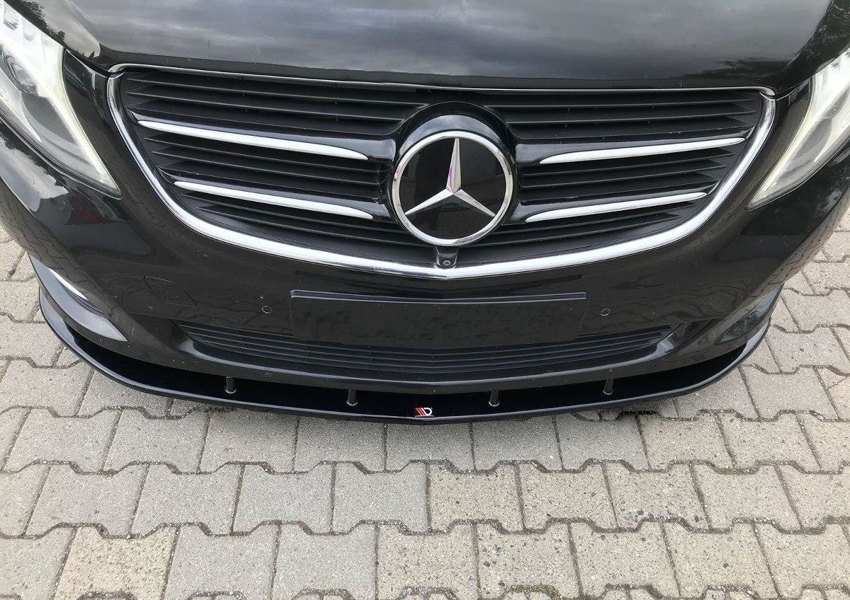 Front Ansatz V.2 für Mercedes-Benz V-Klasse W447 schwarz Hochglanz