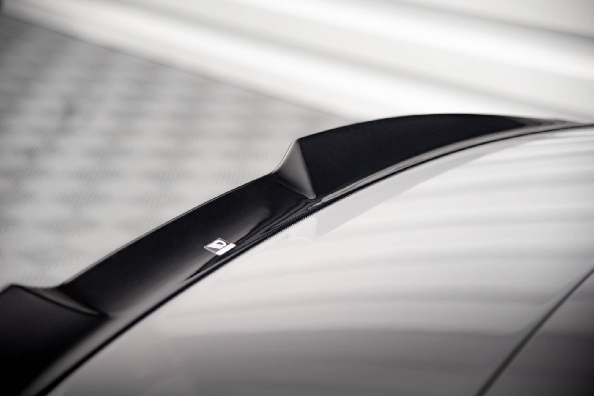 Heckspoiler 3D passend für Bentley Continental Convertible GT Mk3 schwarz Hochglanz
