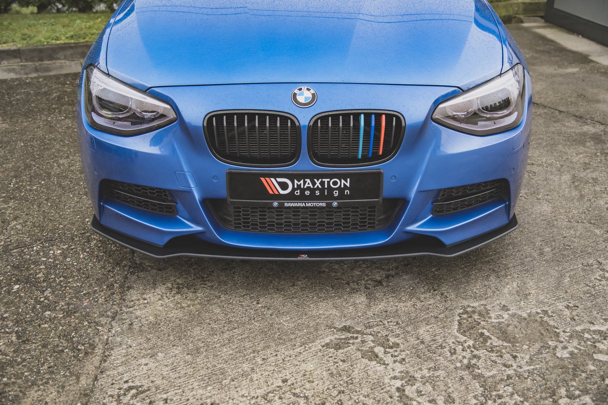 Street Pro Spoilerlippe Front Ansatz passend für BMW M135i F20 rot