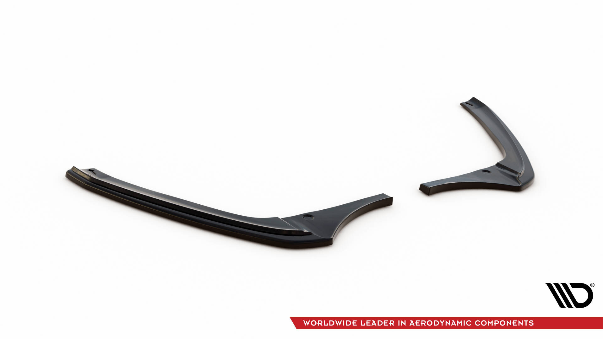 Diffusor Flaps V.2 passend für Maserati Granturismo Mk1 schwarz Hochglanz