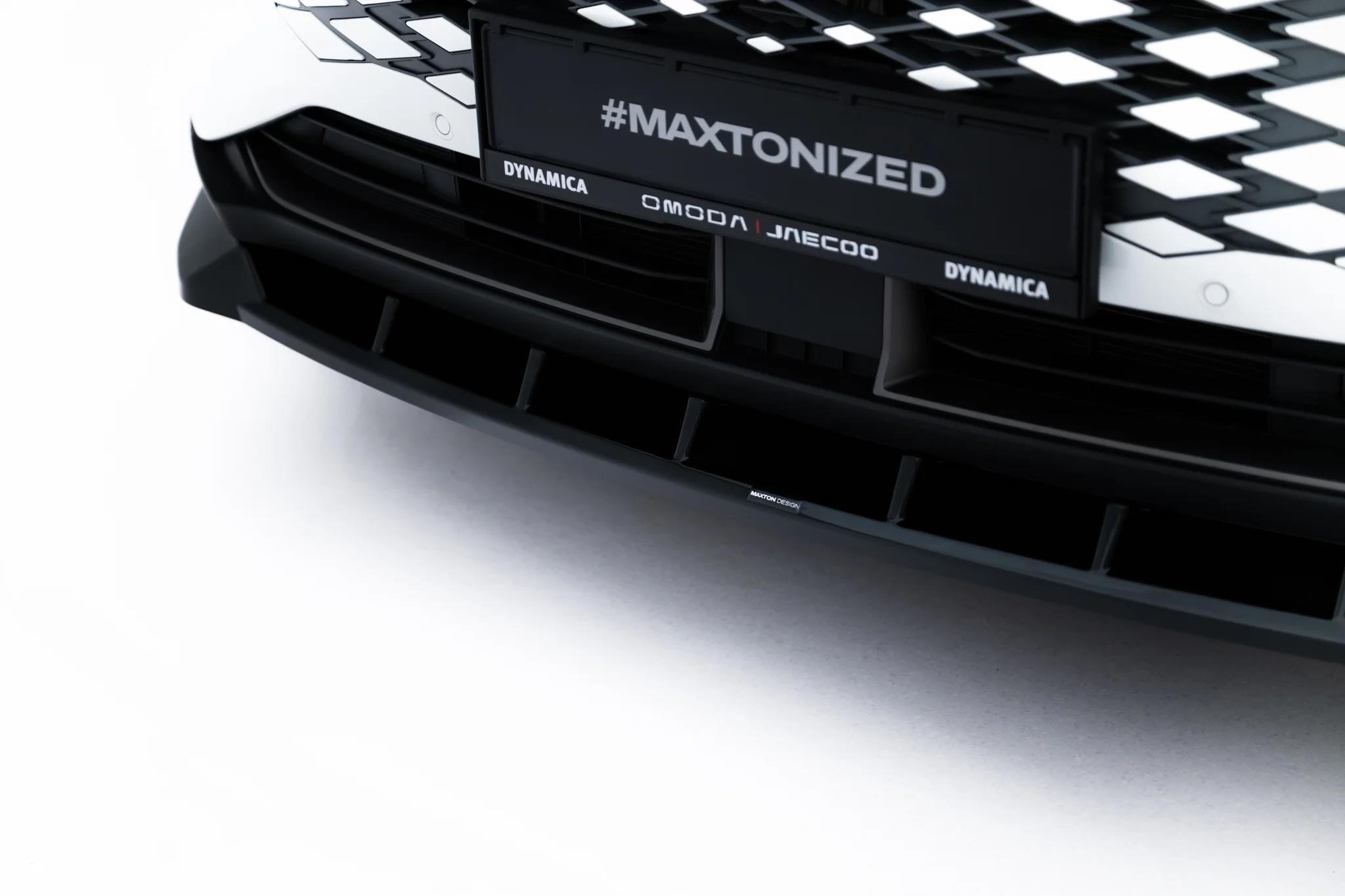 Frontlippe passend für Omoda 9 Mk1 schwarz Hochglanz