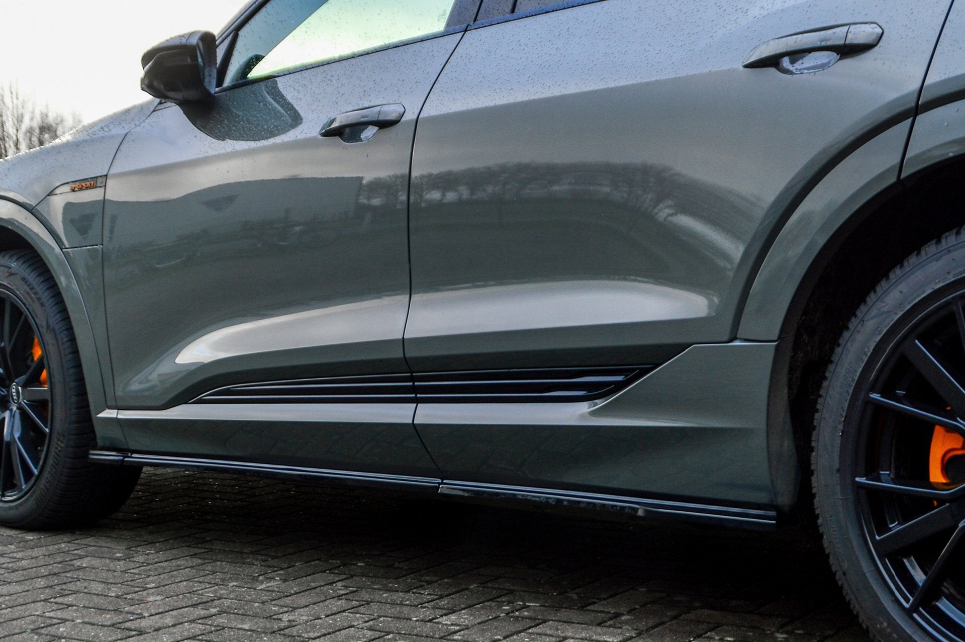 CUP Seitenschweller 6.tlg. für Audi E-Tron Quattro Schwarz Matt
