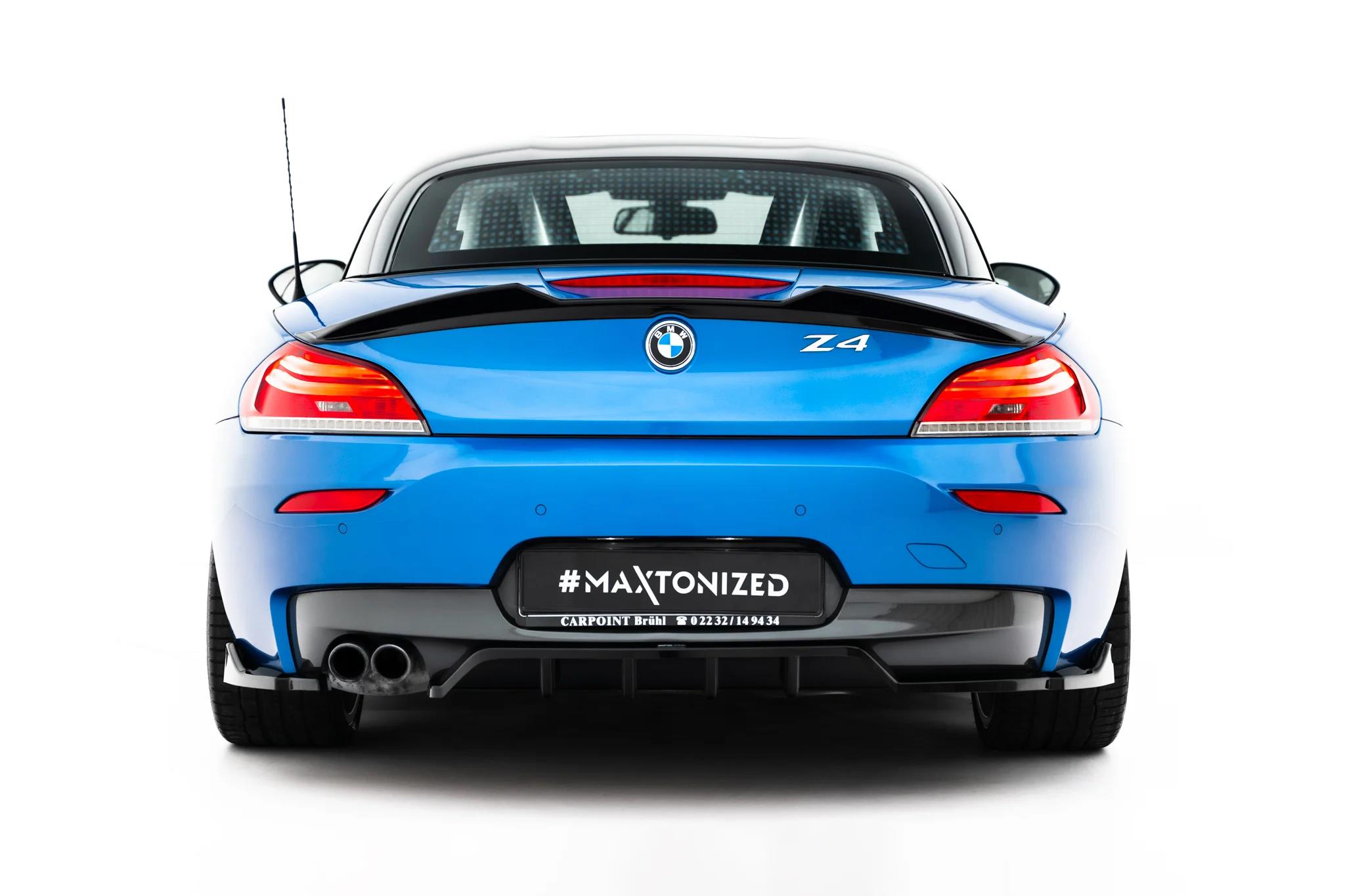 Street+ Mittlerer Diffusor RACE V.2 passend für BMW Z4 M-Paket E89 Facelift schwarz Hochglanz