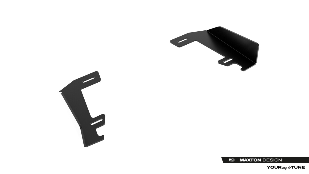 Front Stoßstange Flaps passend für Flaps Jaguar F-Type X152 Facelift 2 schwarz Hochglanz