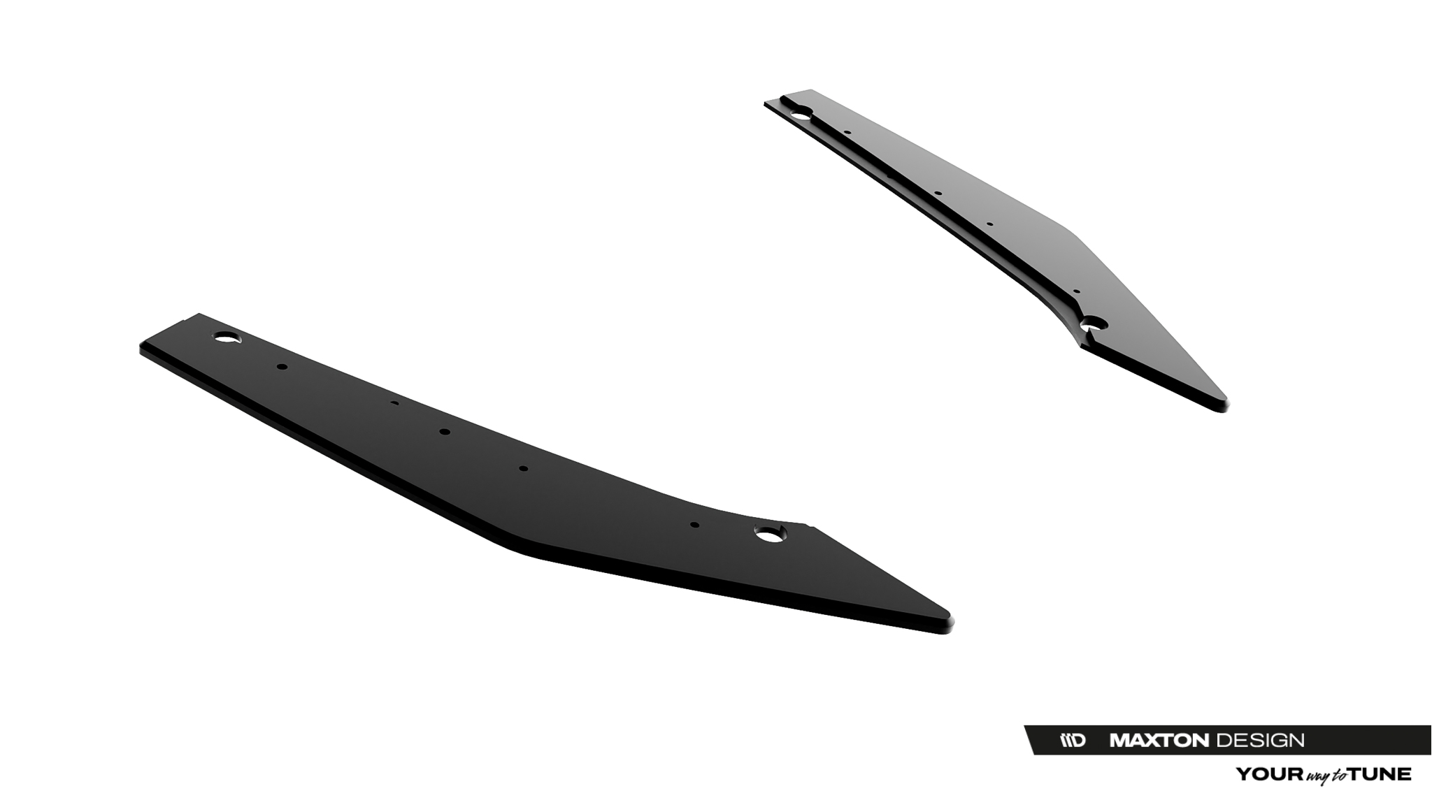 Diffusor Flaps passend für CUPRA Leon ST Mk1 FL roter Kern