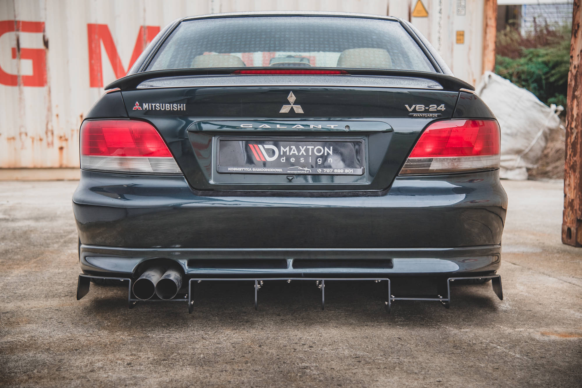 Street Pro Heckschürze Heckansatz passend für Mitsubishi Galant Avance Mk8
