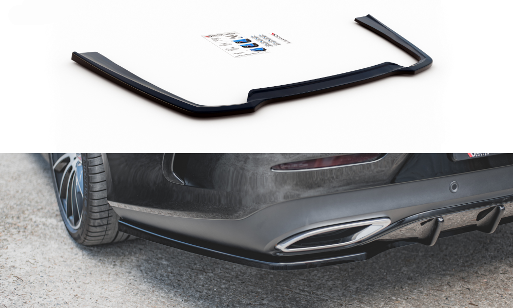 Heckansatz Mercedes-Benz CLS AMG-Line C257 schwarz Hochglanz