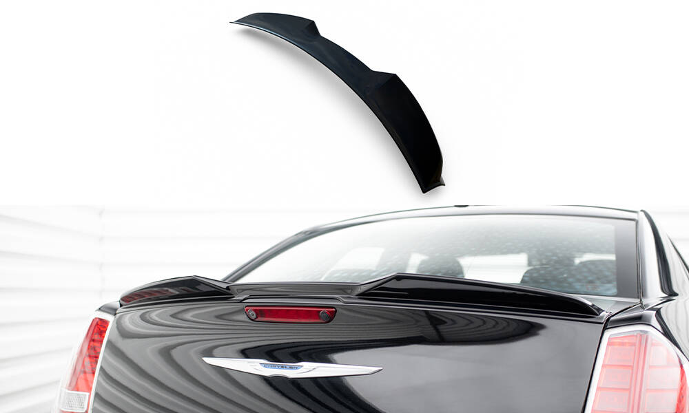 Heckspoiler 3D passend für Chrysler 300 Mk2 schwarz Hochglanz