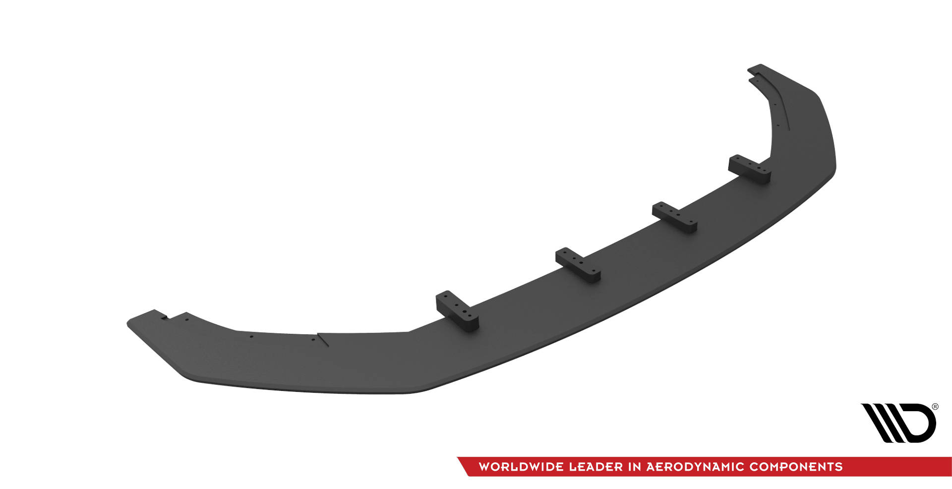 Street Pro Spoilerlippe Front Ansatz V.2 passend für VW Golf R Mk7 rot
